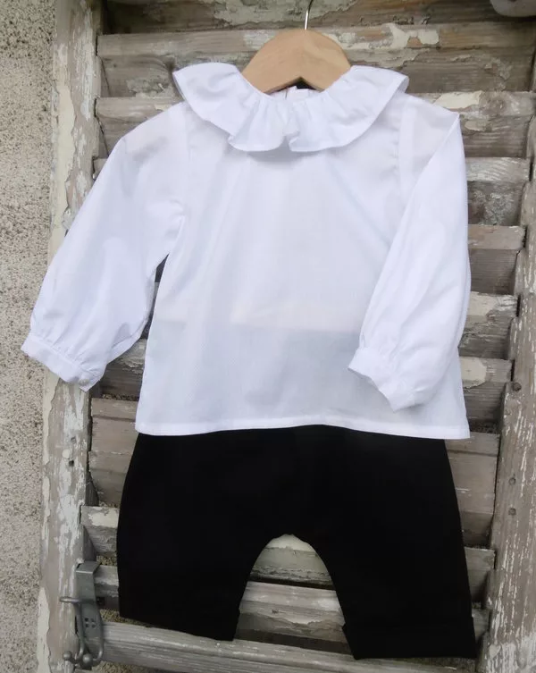 Culotte courte Morland et blouse Berceuse Mon Petit Vestiaire