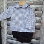 Blouse bébé garçon : la blouse Domino Mon Petit Vestiaire
